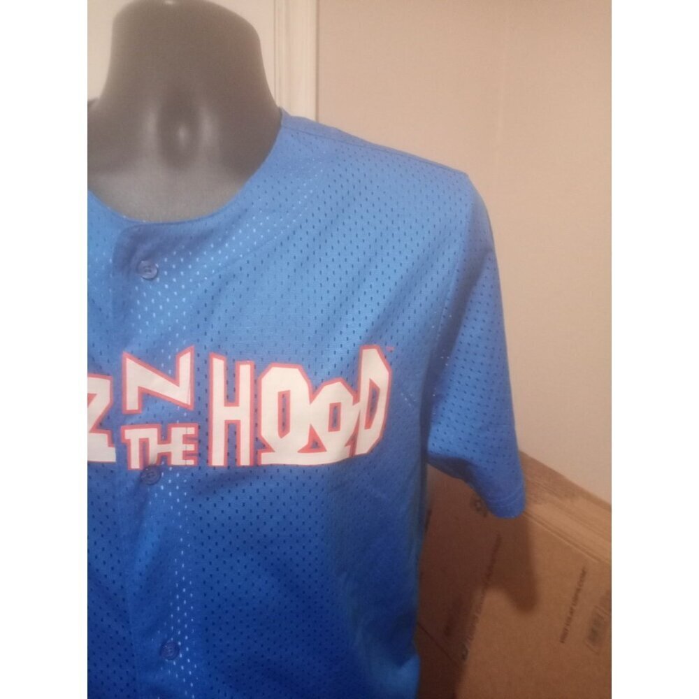 Boyz in the Hood South Central 1991 Jersey Button Up Shirt Men’s Medium M Blue - Picture 5 of 11